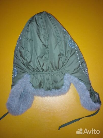 Шапка-ушанка на меху зимняя для мальчика