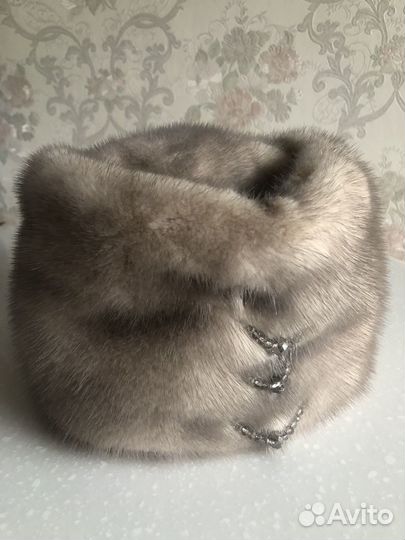 Шапка норковая женская бу