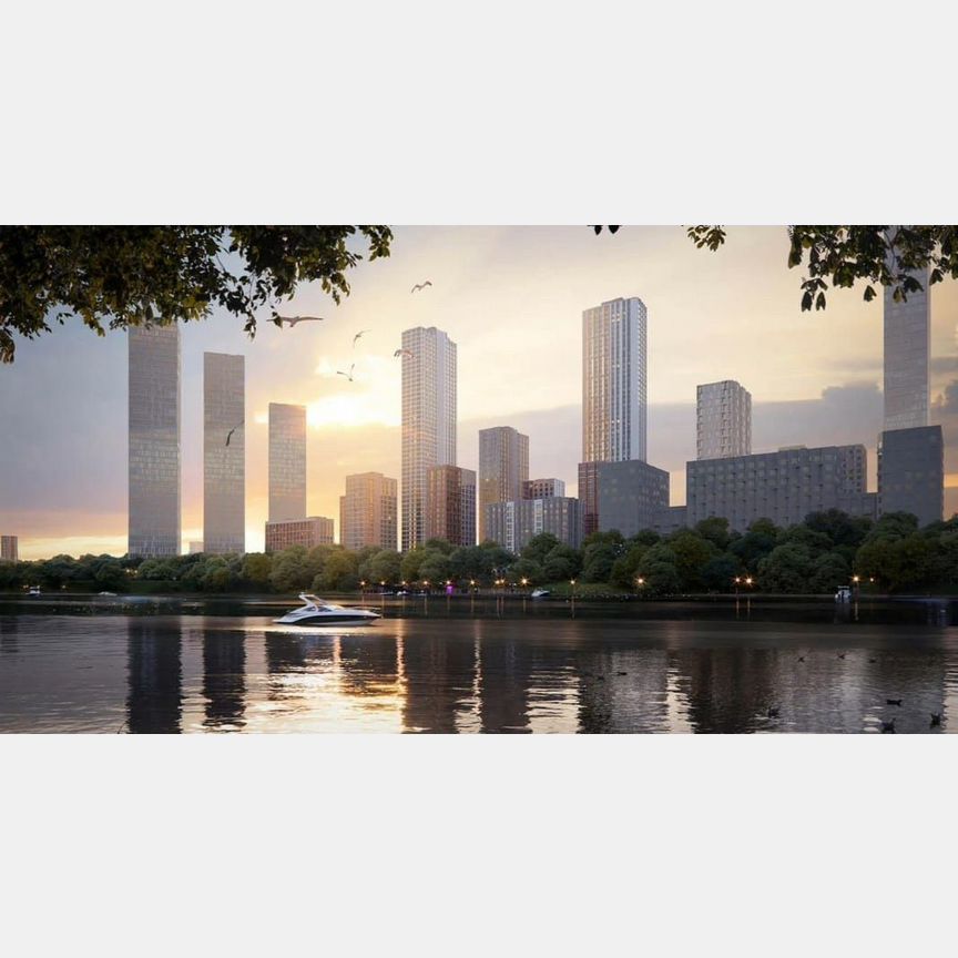 2-к. квартира, 56,6 м², 6/55 эт.