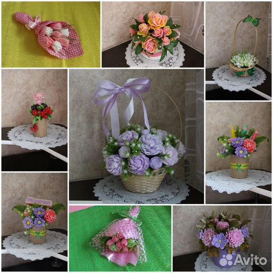 Букеты из мыла ручной работы (2)