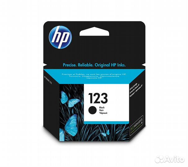 Картридж струйный HP 123 F6V17AE черный (120стр.)