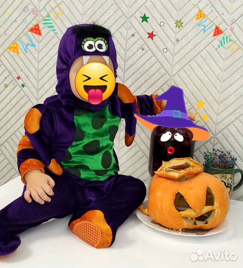 Костюм паучка на хэллуин incharacter, новогодний