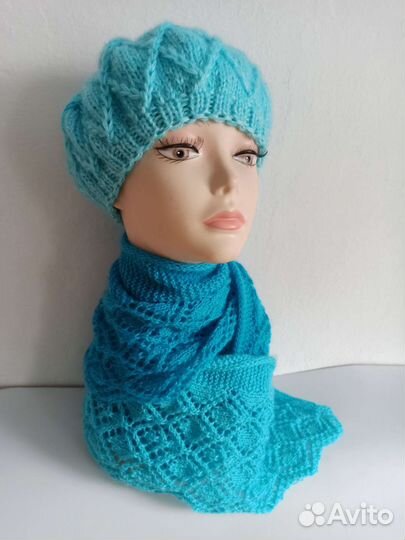 Комплект берет и шарф