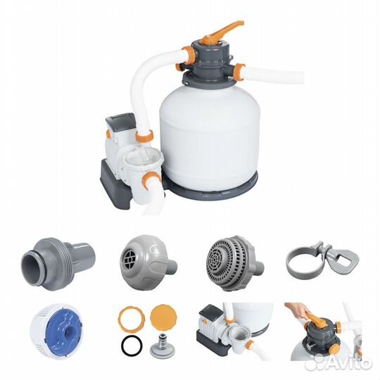 Песочный фильтр-насос Bestway 5678 л/ч (58497 BW)