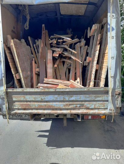 Вывоз мусора на газели