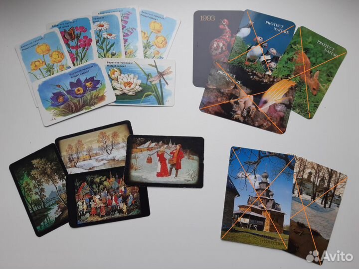 Календарики карманные