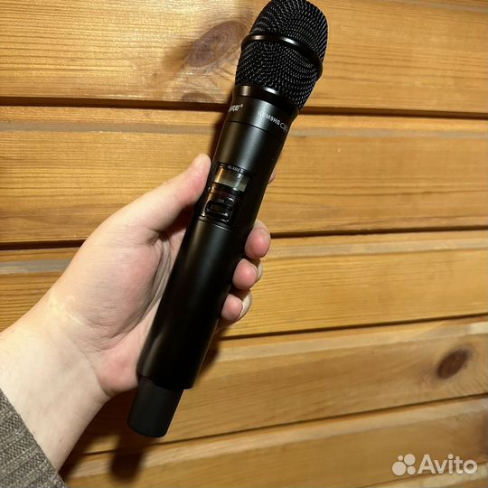 Микрофон Shure qlxd KSM9 + поясной передатчик