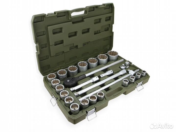 Набор головок и принадлежностей 3/4