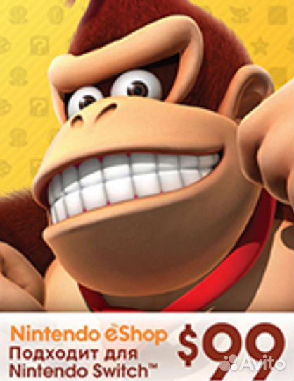 Nintendo eShop USD карта оплаты