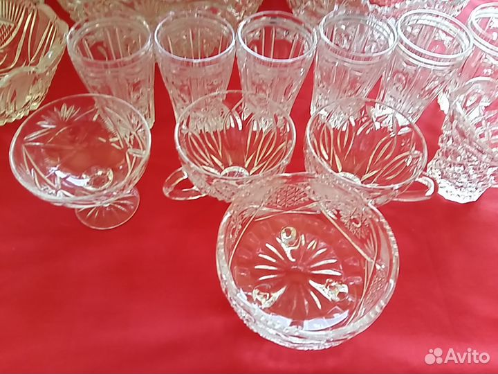 Ваза для фруктов Хрусталь СССР