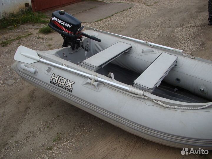 Лодка пвх HDX 300+Mercury 5M