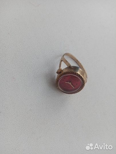 Часы кольцо СССР Чайка на ходу