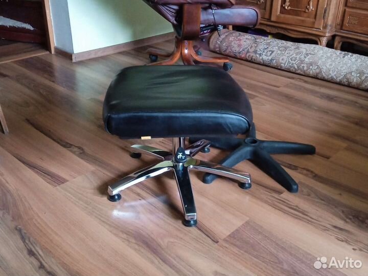 Кресло оттоманка банкетка кожа натуральная