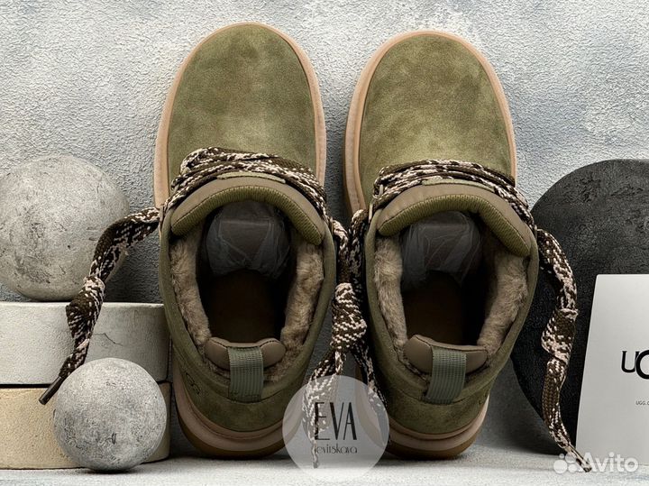 Мужские и женские ботинки UGG neumel green suede