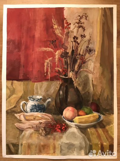 Картина гуашью 55/75