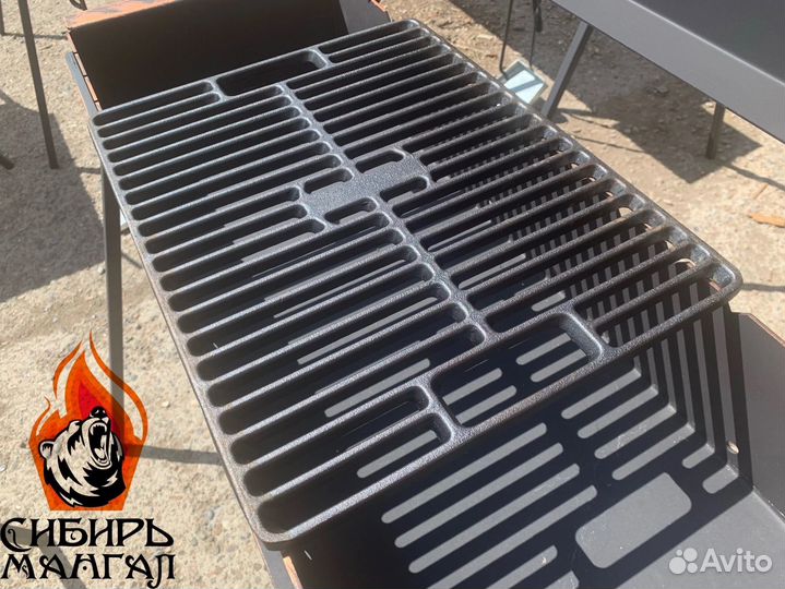 Чугунная решетка-гриль