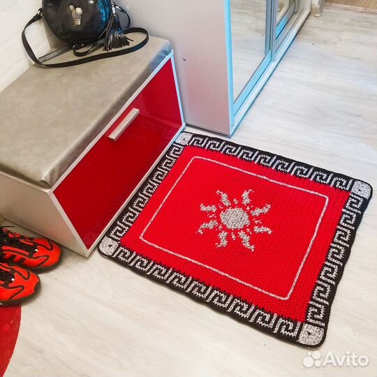 Коврик интерьерный в греческом стиле