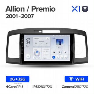 Штатная магнитола Toyota Premio/Allion 9" 2Gb+32Gb