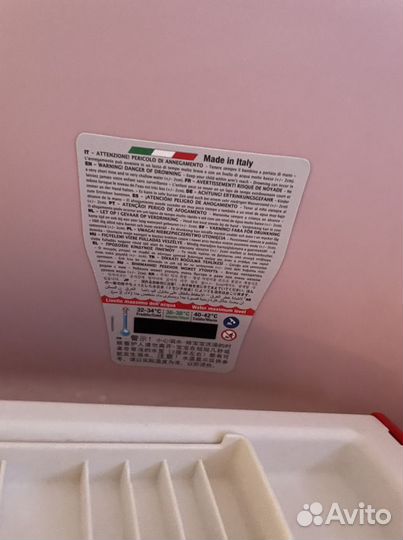 Ванночка для купания ok baby pink с креплениями