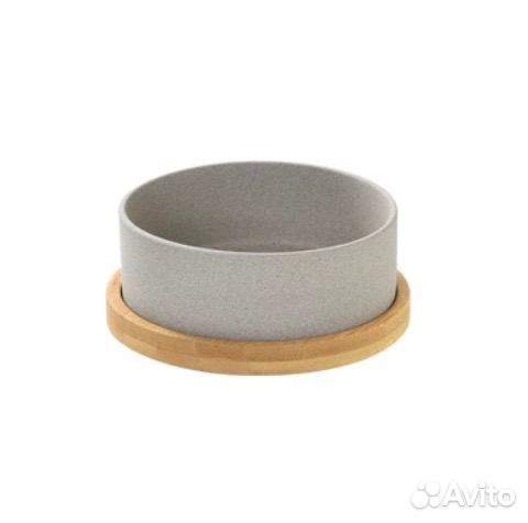 Интерьерная керамическая миска для кошек и собак