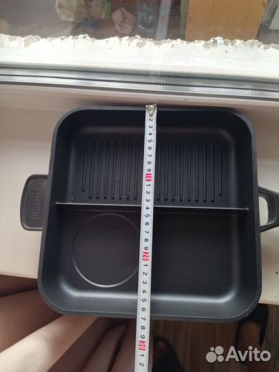 Сковорода гриль трехсекционная