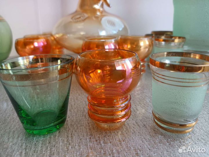 Графины с рюмками СССР