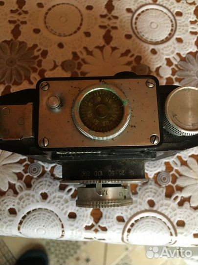 Ретро фотоаппарат смена