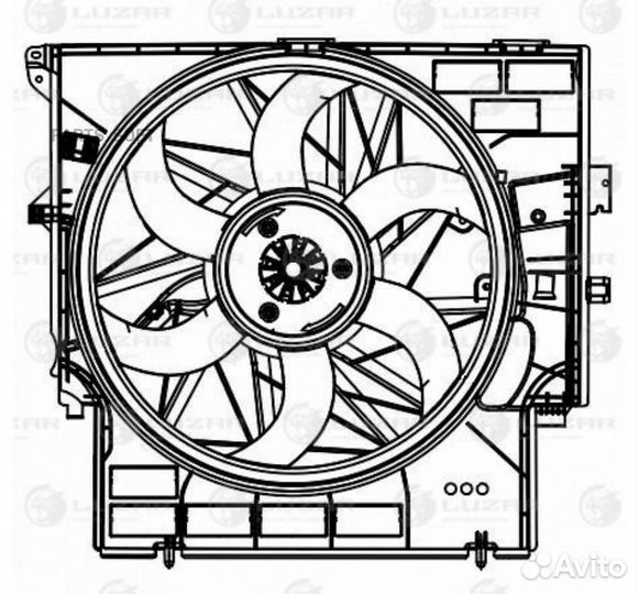 Вентилятор двигателя BMW X3 (F25) (10) /X4 (F26)