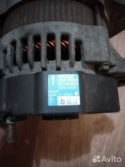 Nissan qashqai генератор