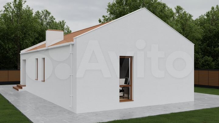 Дом 100 м² на участке 3,5 сот.