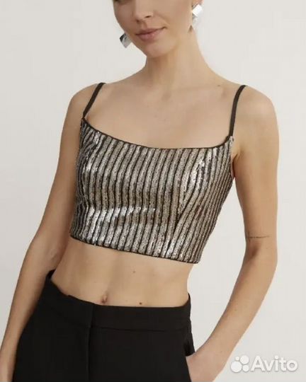 Топ с пайетками Kira Plastinina