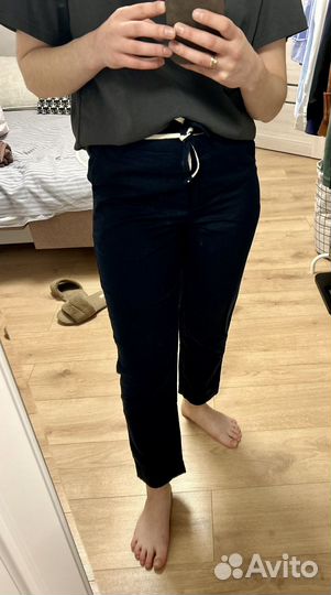 Брюки лен+хлопок