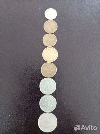 Монеты 1999,комплект,двух монетных дворов