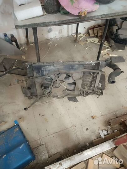 Радиатор охлаждения с вентилятором Opel Vectra B