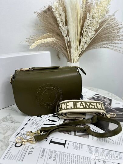 Сумка женская versace натуральная кожа