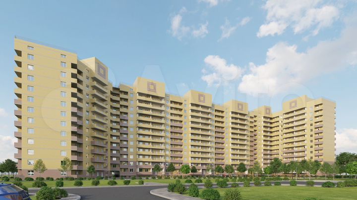 3-к. квартира, 96,8 м², 2/14 эт.