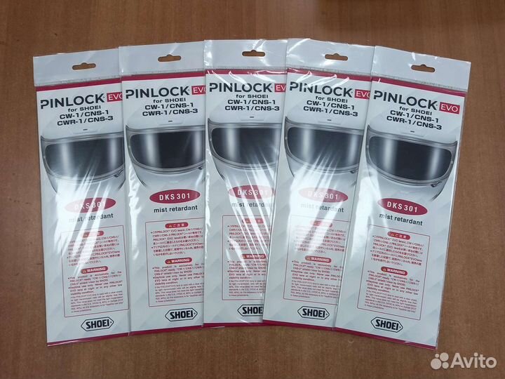 Пинлок (pinlock) Shoei EVO DKS301 clear