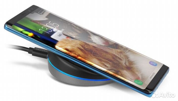 Быстрая Беспроводная Зарядка Qumo (Type-C)