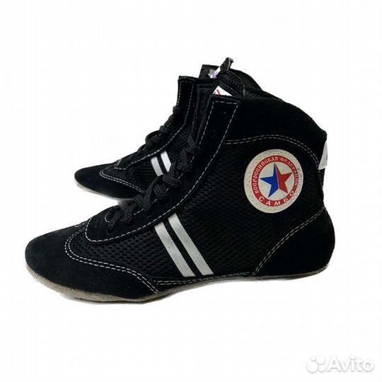 Борцовки для самбо Крепыш Я ataka черные