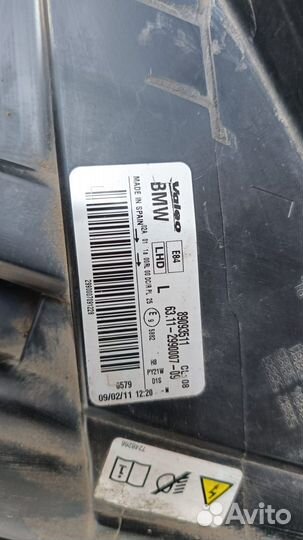 Левая фара бмв х1 е84 ксенон