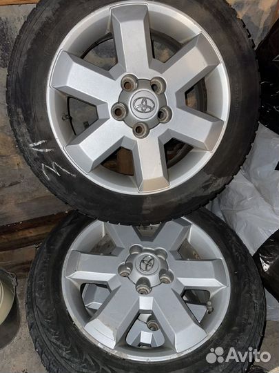 Диски, резина зимняя тойота корола 150