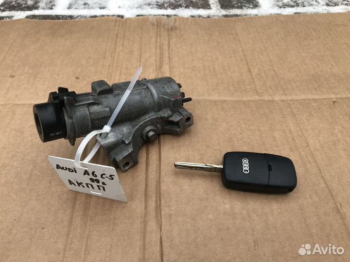 Замок зажигания на Audi A6 C5 АКПП