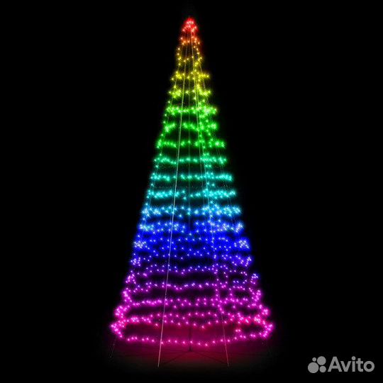 Гирлянда LED Twinkly Light tree rgbw 300, IP44, вы