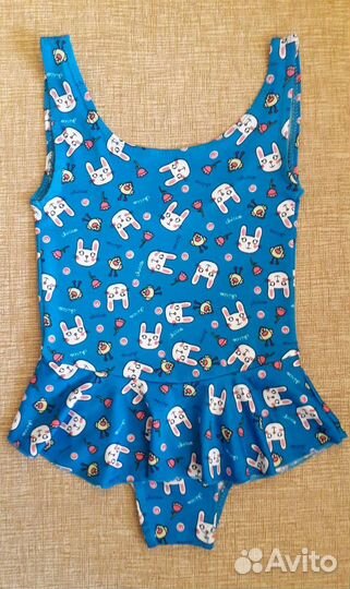 Сплошной купальник р.110-116