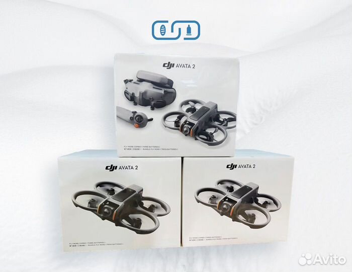 Квадрокоптер DJI DJI Avata 2 Fly More Combo 3 АКБ