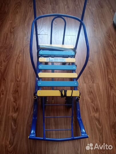 Детские санки с колесами