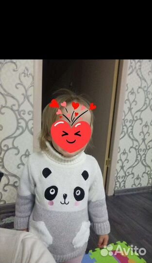 Свитер для девочки 92