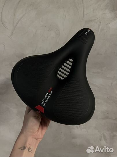 Седло велосипедное мягкое