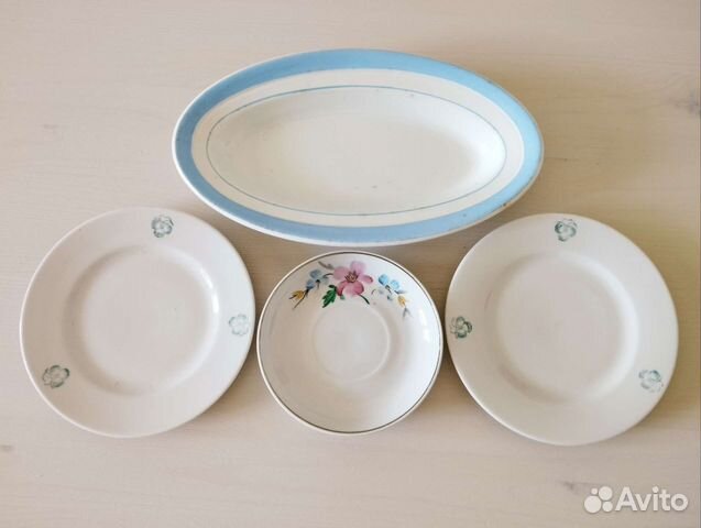Селедочница, тарелки, блюдце СССР