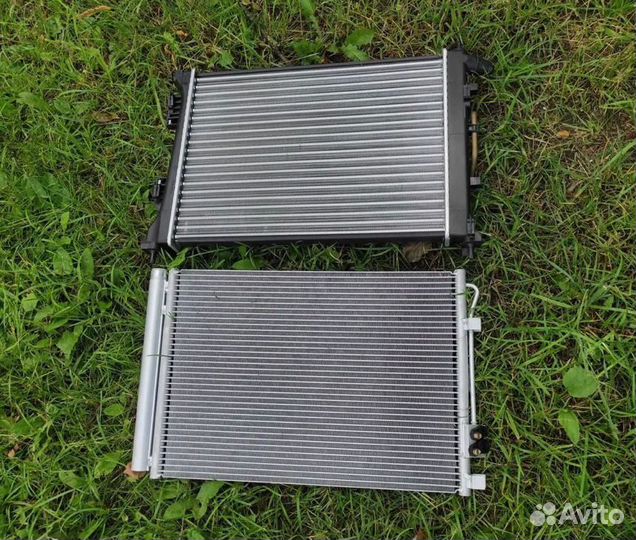 Радиатор кондиционера для Rio 3 Solaris 1 2016